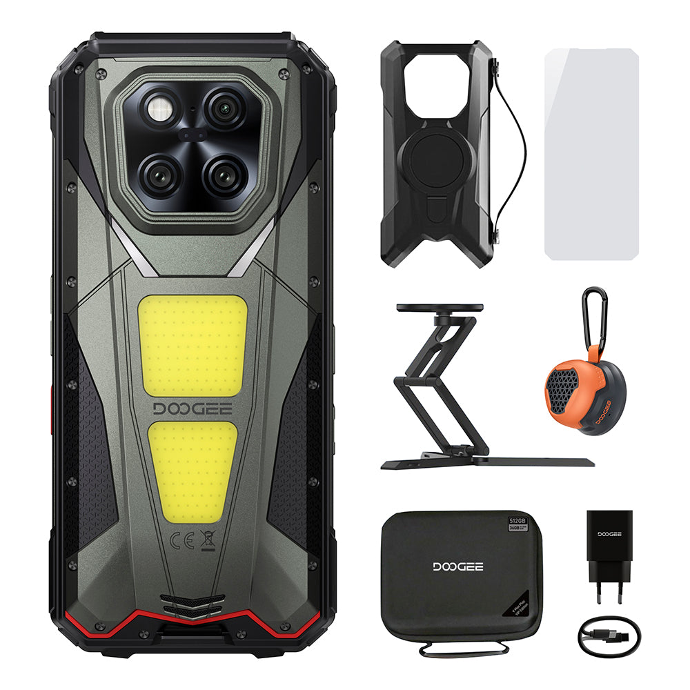 DOOGEE V Max Play Smartphone robusto Dimensity 7300 20500mAh 5G con proyector