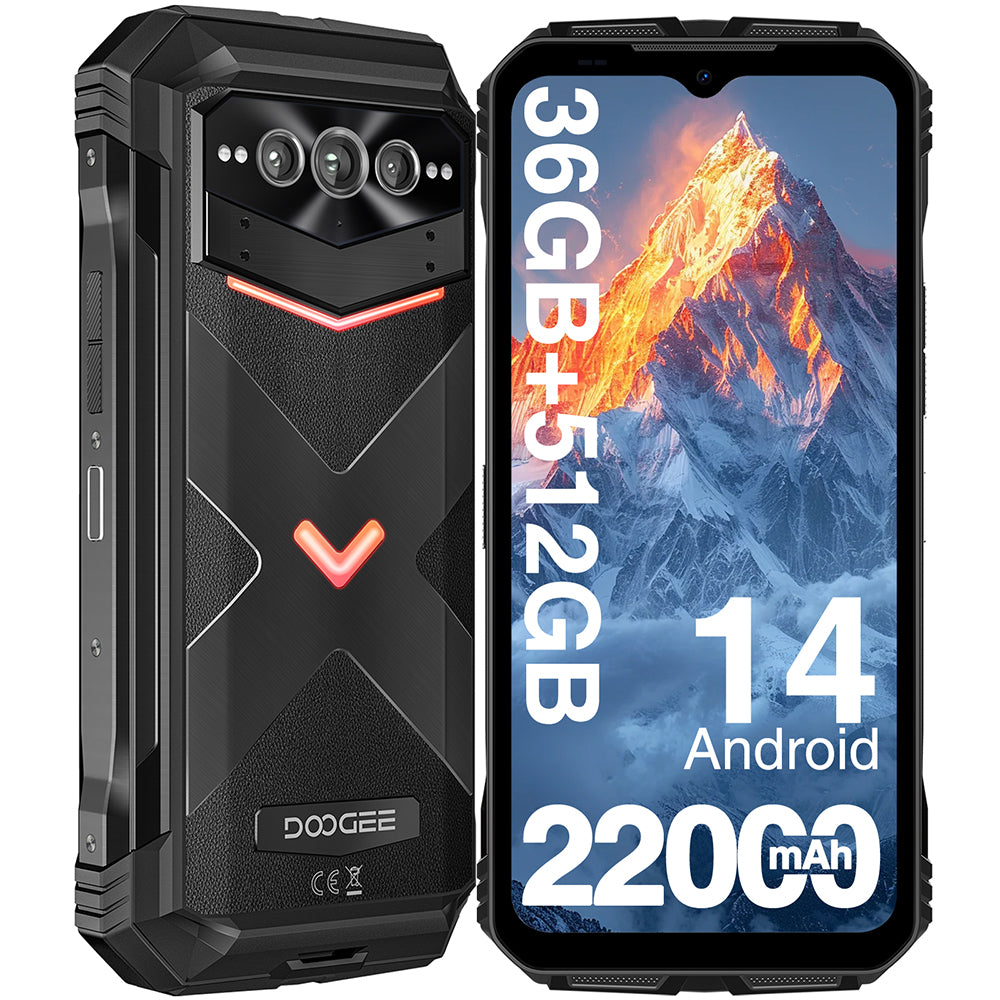 DOOGEE V Max Plus Rugged Phone 512GB Large Memory 100MP Ultra-clear Photography 