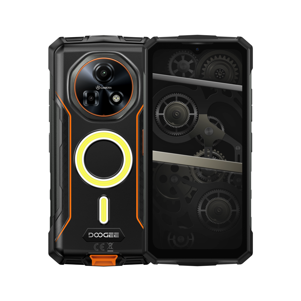 Fire 5 Ultra Móvil Irrompible Luces de camping duales 13000mAh 32 + 256GB Android 15 Smartphone