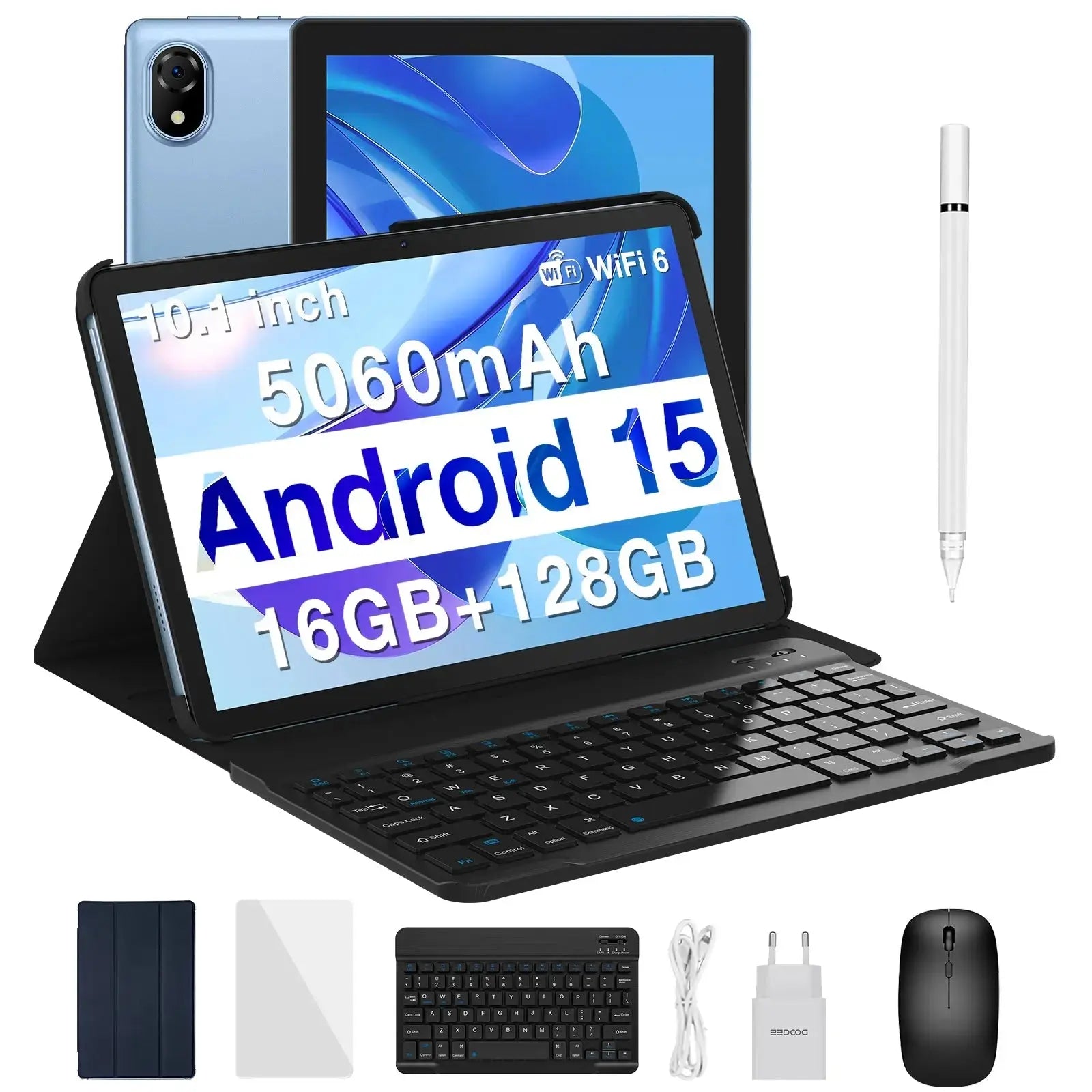 DOOGEE U10 Android 15 10.1" inch 5060mAh Tablet with Accessories DOOGEE